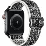 Scrunchie Řemínek Apple Watch SE/11/10/9/8/7/6/5/4/3 (42/41/40/38mm) Bohemia White