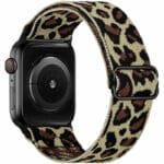 Scrunchie Řemínek Apple Watch SE/11/10/9/8/7/6/5/4/3 (42/41/40/38mm) Light Leopard
