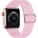 Scrunchie Řemínek Apple Watch SE/11/10/9/8/7/6/5/4/3 (42/41/40/38mm) Light Pink