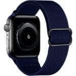 Scrunchie Řemínek Apple Watch SE/11/10/9/8/7/6/5/4/3 (42/41/40/38mm) Midnight Blue