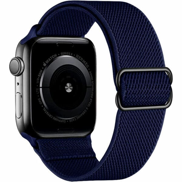 Scrunchie Náramek Apple Watch 41/40/38mm Midnight Blue