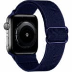 Scrunchie Řemínek Apple Watch SE/11/10/9/8/7/6/5/4/3 (42/41/40/38mm) Navy Blue