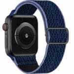 Scrunchie Řemínek Apple Watch SE/11/10/9/8/7/6/5/4/3 (42/41/40/38mm) New Midnight Blue