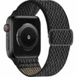 Scrunchie Řemínek Apple Watch SE/11/10/9/8/7/6/5/4/3 (42/41/40/38mm) Official Black