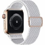 Scrunchie Řemínek Apple Watch SE/11/10/9/8/7/6/5/4/3 (42/41/40/38mm) Pearl