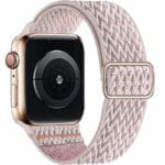 Scrunchie Řemínek Apple Watch SE/11/10/9/8/7/6/5/4/3 (42/41/40/38mm) Pink Sand Light