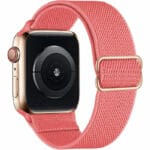 Scrunchie Řemínek Apple Watch SE/11/10/9/8/7/6/5/4/3 (42/41/40/38mm) Rose Pink