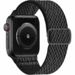 Scrunchie Řemínek Apple Watch SE/11/10/9/8/7/6/5/4/3 (42/41/40/38mm) Whole Black