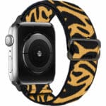Scrunchie Řemínek Apple Watch SE/11/10/9/8/7/6/5/4/3 (42/41/40/38mm) Zebra Yellow