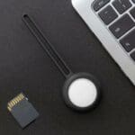 Silicone Elastic Case Key Ring for Apple AirTag Locator Black