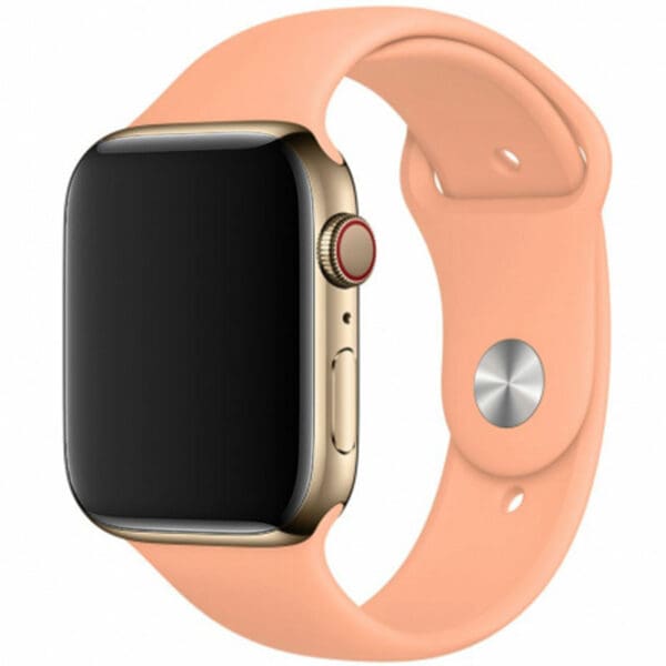 Silikonový Náramek Apple Watch 45/44/42/Ultra Cantaloupe Large