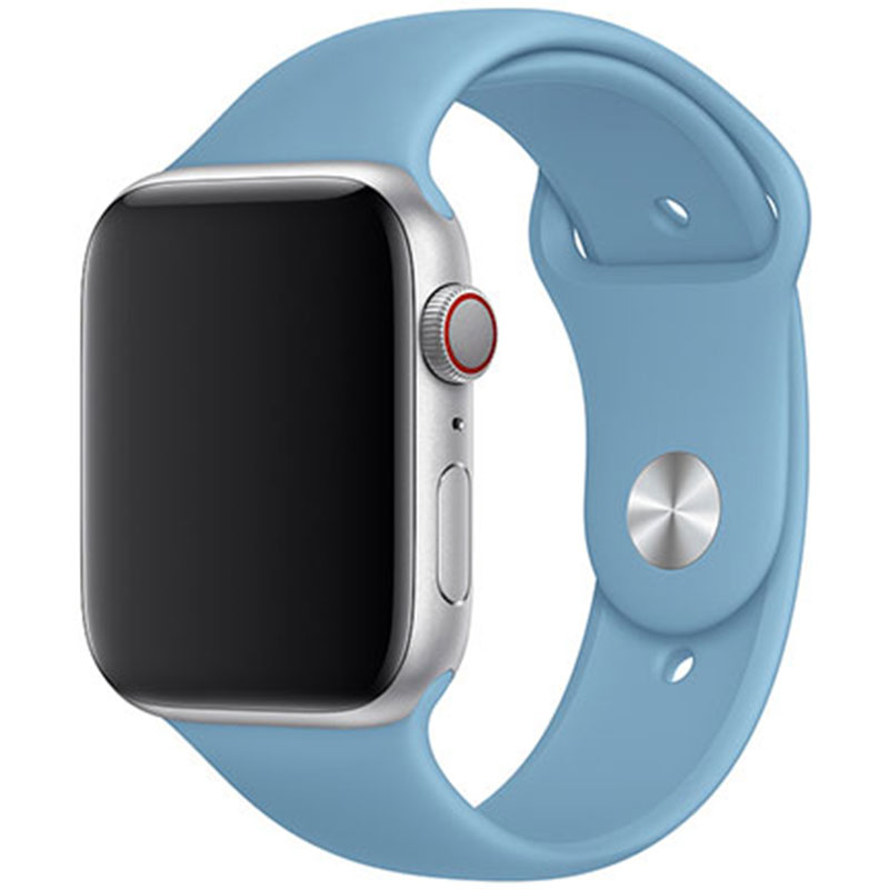 Silikonový Náramek Apple Watch 45/44/42/Ultra Cornflower Blue Large