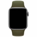 Silikonový Náramek Apple Watch 45/44/42/Ultra Deep Olive Large