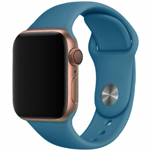 Silikonový Náramek Apple Watch 45/44/42/Ultra Denim Blue Large