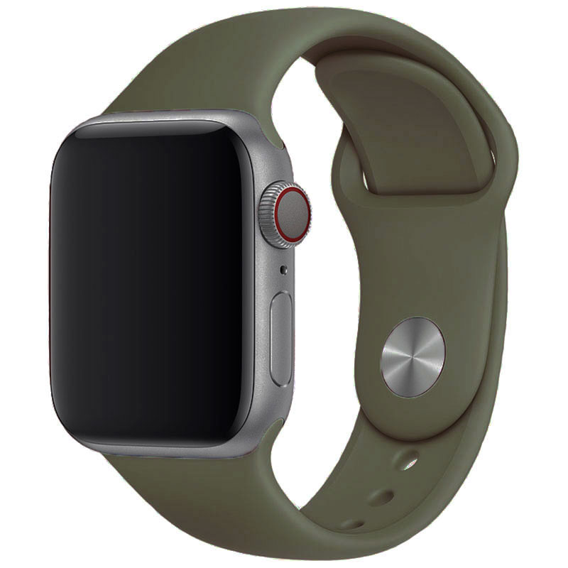Silikonový Náramek Apple Watch 45/44/42/Ultra Khaki Large