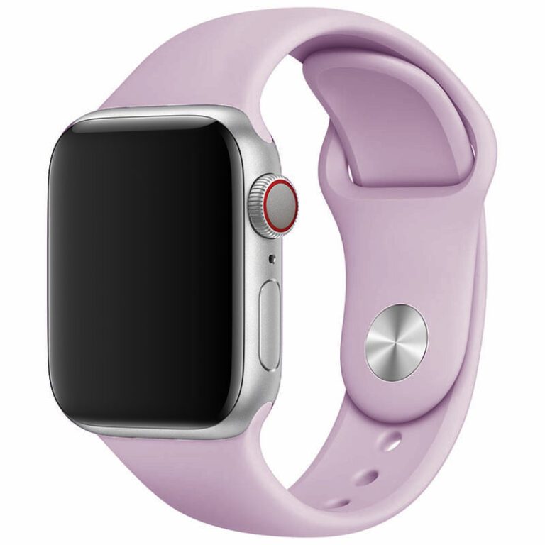 Silikonový Náramek Apple Watch 45/44/42/Ultra Lavender Large