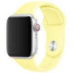 Silikonový Náramek Apple Watch 45/44/42/Ultra Lemon Cream Large