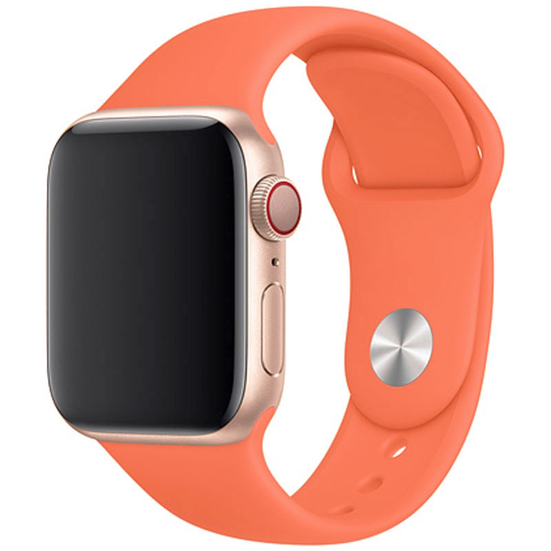 Silikonový Náramek Apple Watch 45/44/42/Ultra Peach Large