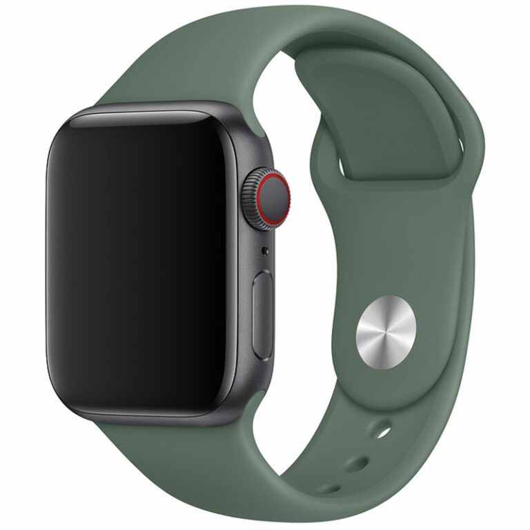 Silikonový Náramek Apple Watch 45/44/42/Ultra Pine Green Small