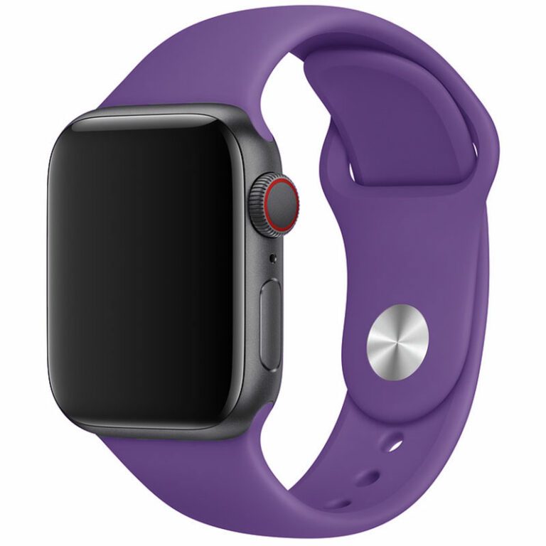 Silikonový Náramek Apple Watch 45/44/42/Ultra Purple Large