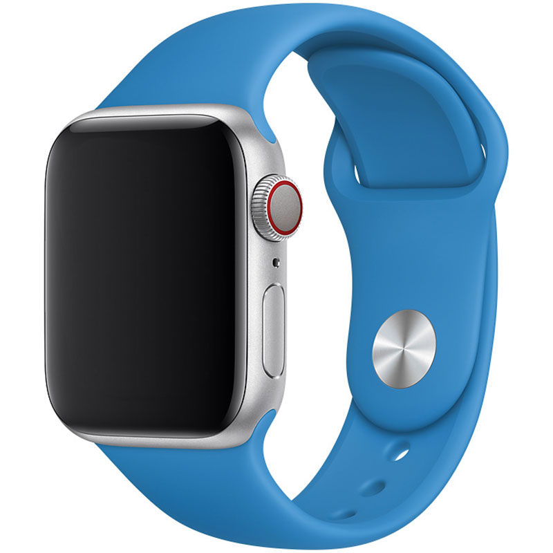 Silikonový Náramek Apple Watch 45/44/42/Ultra Surf Blue Large
