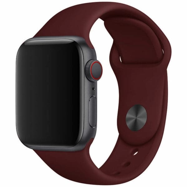 Silikonový Náramek Apple Watch 45/44/42/Ultra Wine Red Large