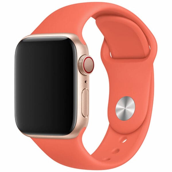 Silikonový Náramek Apple Watch 45/44/42/Ultra Orange Large