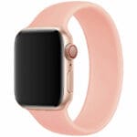 Silikonovy Solo Loop Náramek Apple Watch 45/44/42/Ultra Pink Sand