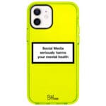 Social Media Seriously Harms Our Mental Health Kryt iPhone 12/12 Pro