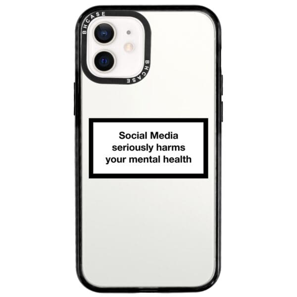 Social Media Seriously Harms Our Mental Health Kryt iPhone 12/12 Pro