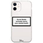 Social Media Seriously Harms Our Mental Health Kryt iPhone 12 Mini