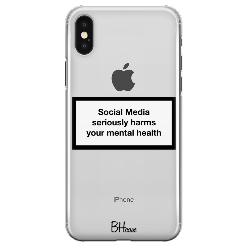 Social Media Seriously Harms Our Mental Health Kryt iPhone X/XS