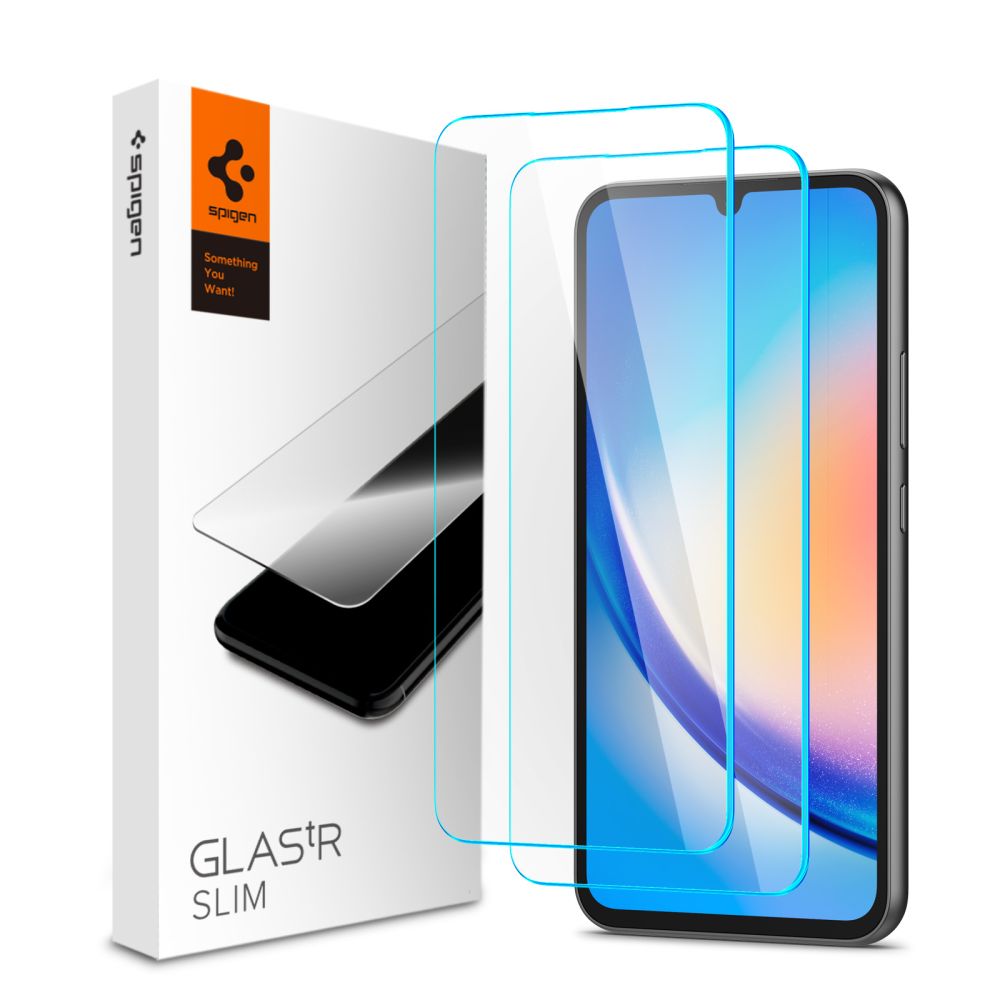 Spigen Glas.tr Slim 2-pack Galaxy A34 5g Clear