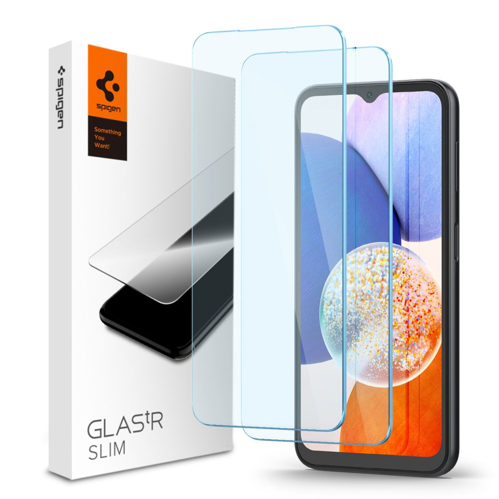 Spigen Glas.tr Slim Clear (2 PACK) Samsung Galaxy A14 5G
