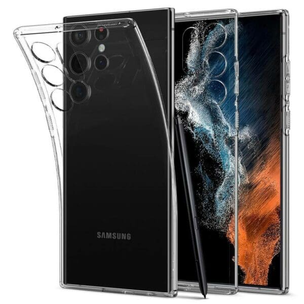 Spigen Liquid Crystal Crystal Clear Kryt Samsung Galaxy S22 Ultra