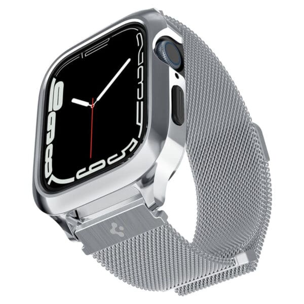Spigen Metal Fit Pro Náramek Apple Watch 45/44/42/Ultra Silver