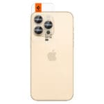 Spigen Optik.tr EZ FIT Camera Protector Ochranné Sklo iPhone 14 Pro/14 Pro Max Gold (2 Pack)
