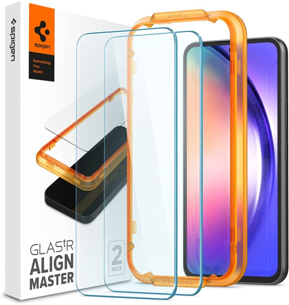 Spigen Tempered Glass Glas.tr Slim AlignMaster Clear (2 PACK) Samsung Galaxy A54 5G