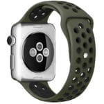 Sport Náramek Apple Watch 45/44/42/Ultra Army Green/Black Large