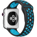 Sport Náramek Apple Watch 45/44/42/Ultra Black/Light Blue Large