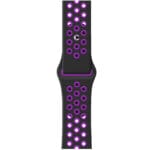 Sport Náramek Apple Watch 45/44/42/Ultra Black/Purple Large