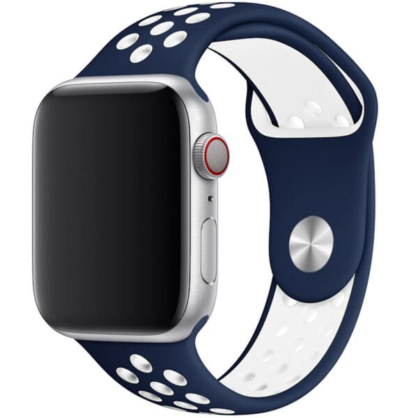 Sport Náramek Apple Watch 45/44/42/Ultra Blue/White Large