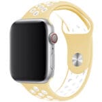 Sport Řemínek Apple Watch SE/11/10/9/8/7/6/5/4/3 (42/41/40/38mm) Milk Yellow/White