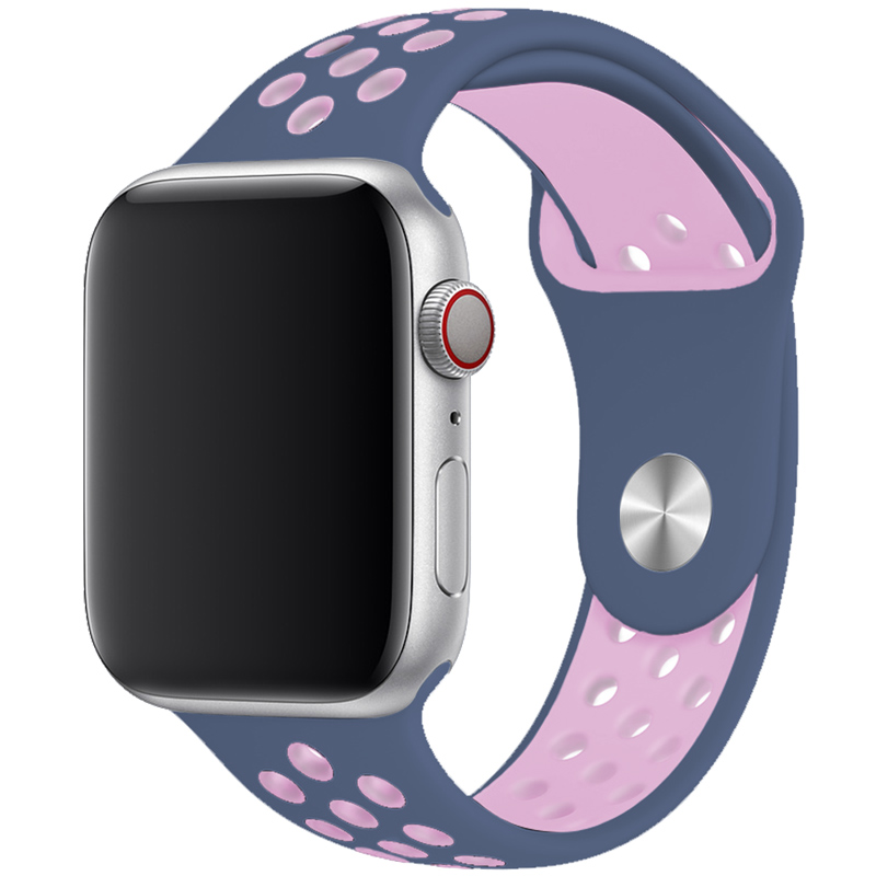 Sport Náramek Apple Watch 45/44/42/Ultra Sea Blue/Light Pink Large