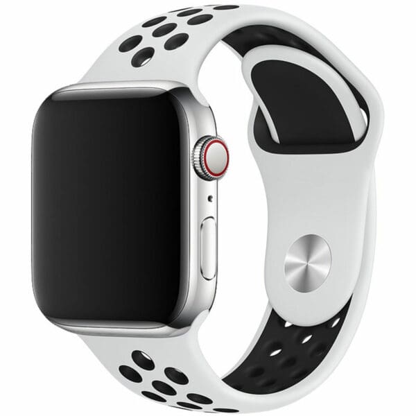 Sport Náramek Apple Watch 45/44/42/Ultra White/Black Large
