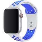 Sport Řemínek Apple Watch SE/11/10/9/8/7/6/5/4/3 (42/41/40/38mm) White/Blue