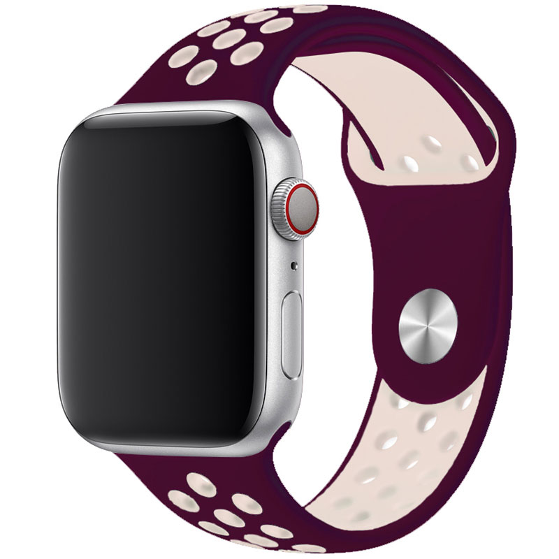 Sport Náramek Apple Watch 45/44/42/Ultra Wine Red/Pink Large