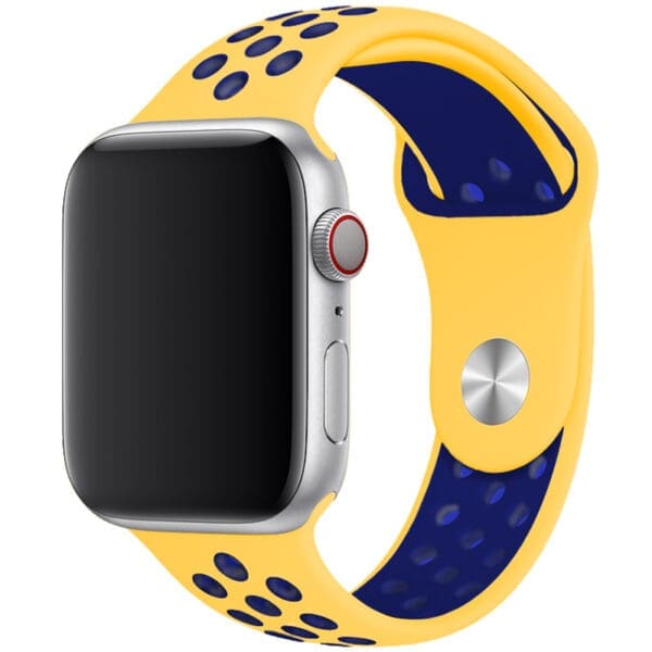Sport Náramek Apple Watch 45/44/42/Ultra Yellow/Midnight Blue Large