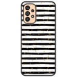Stripes Gold Black White Kryt Samsung Galaxy A53 5G