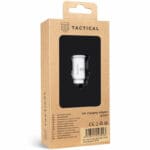 Tactical USB-A QC 3.0 3A Autonabíječka White